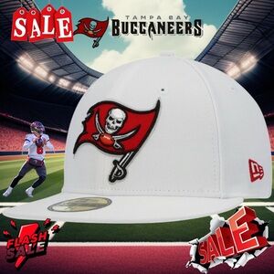 New Tampa Bay Bucs New Era Omaha Primary Logo 59FIFTY Fitted 7 1/2 RARE!